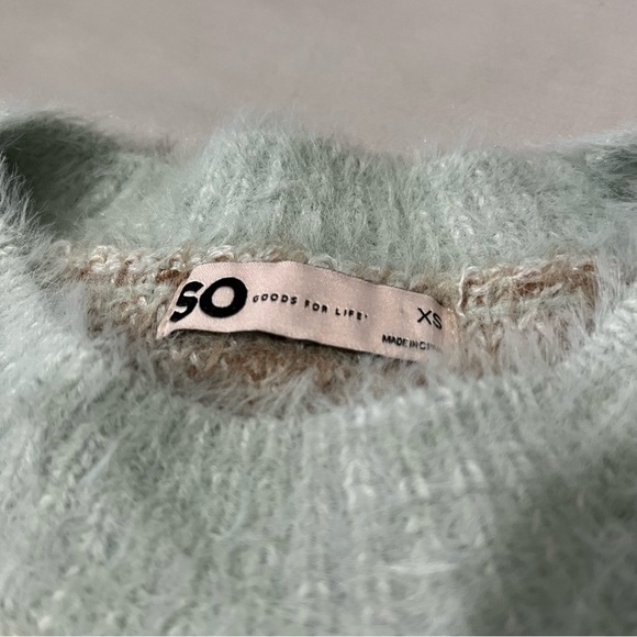 Blue and brown Floral Sweater size xs - Picture 2 of 3